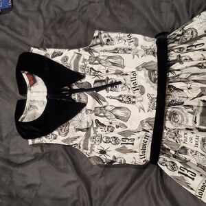 Folter halloween Peter pan collar dress size medium